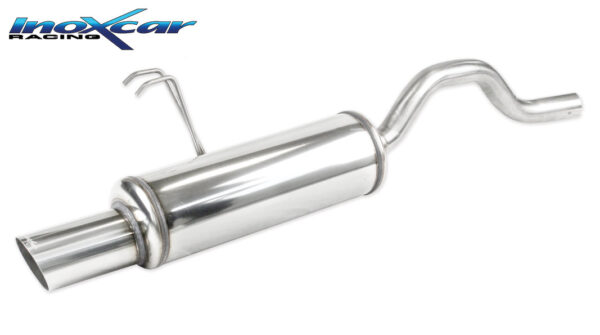 INOX CAR - POSTERIORE CON USCITA SINGOLA DIAM.90 RALLY FIAT PUNTO 188 1.2 60CV 99-03