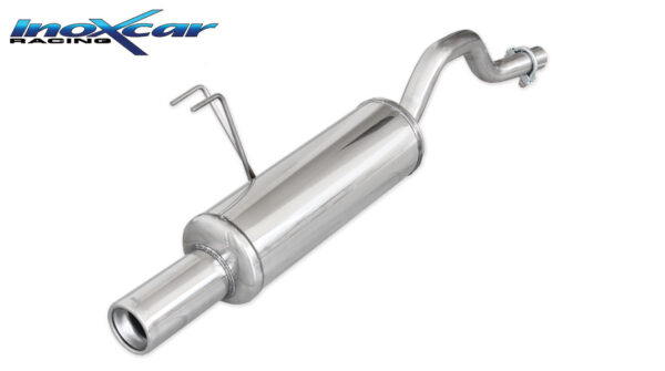 INOX CAR - POSTERIORE CON USCITA SINGOLA DIAM. 80 FIAT PUNTO 188 1.2 16V SPORTING 80CV 99-03