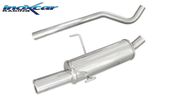 INOX CAR - POSTERIORE CON USCITA SINGOLA DIAM. 80 FIAT PUNTO 188 1.8 16V HGT 131CV 99-03