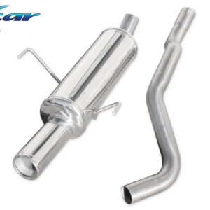 INOX CAR - POSTERIORE CON USCITA SINGOLA DIAM.80 FIAT PUNTO 188 1.9 JTD 86CV 99-03