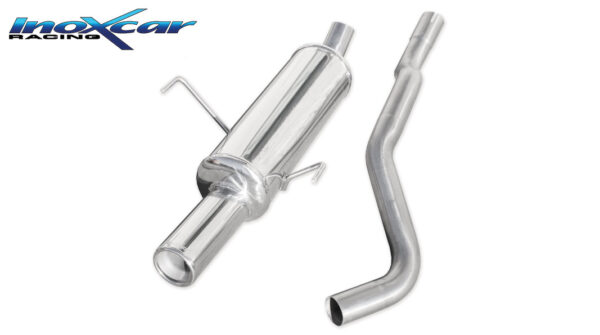 INOX CAR - POSTERIORE CON USCITA SINGOLA DIAM.80 FIAT PUNTO 188 1.9 JTD 86CV 99-03