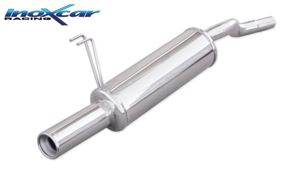 INOX CAR - POSTERIORE CON USCITA SINGOLA DIAM.80 FIAT PUNTO 2B 188 1.2 16V 80CV 2003