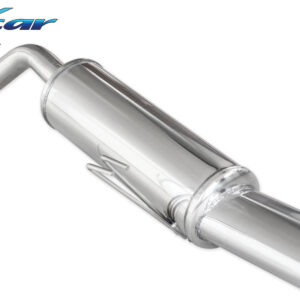 INOX CAR - POSTERIORE CON USCITA SINGOLA OVALE FIAT PUNTO 2B 188 1.3 MJET 70CV 2003