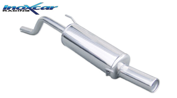 INOX CAR - POSTERIORE CON USCITA SINGOLA DIAM. 80 FIAT GRANDE PUNTO 199 1.2 65CV 2006