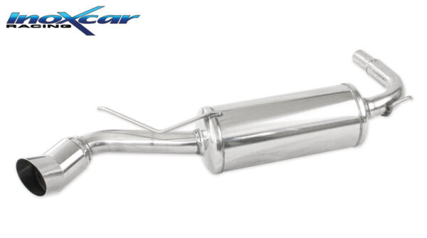 INOX CAR - POSTERIORE CON USCITA SINGOLA DTM FIAT SEICENTO 0.9 39CV / 1.1 SPORTING 54CV 1998