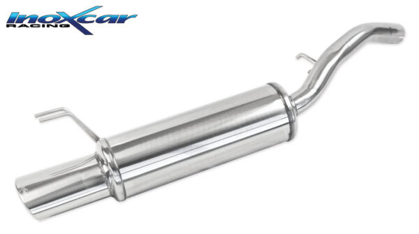 INOX CAR - POSTERIORE CON USCITA SINGOLA OVALE FIAT STILO 1.9 MJET 120CV 2007