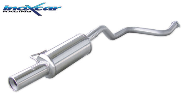 INOX CAR - POSTERIORE CON USCITA SINGOLA DIAM. 80 FIAT UNO TURBO 2 SERIE 88-93
