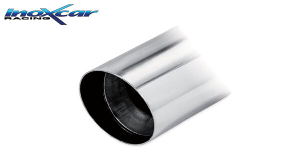INOX CAR - POSTERIORE CON USCITA SINGOLA DIAM. 90 RALLY FIAT UNO TURBO 2 SERIE 88-93