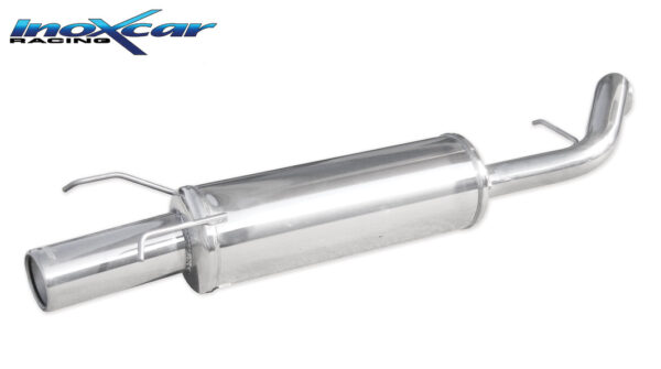 INOX CAR - POSTERIORE CON USCITA SINGOLA DIAM.80 FORD ESCORT 1.8 16V 116CV 93-96