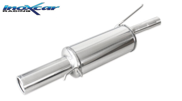 INOX CAR - POSTERIORE CON USCITA SINGOLA DIAM.80 FORD FIESTA MK4 1.2 75CV 99-02