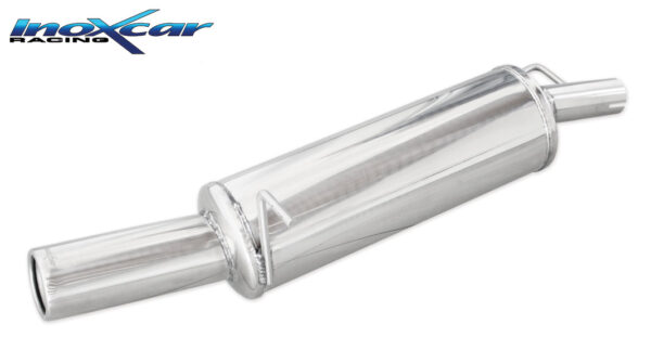 INOX CAR - POSTERIORE CON USCITA DIAM.80 FORD FIESTA MK5 1.4 16V 80CV 2002