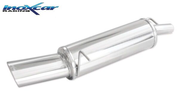 INOX CAR - POSTERIORE CON USCITA OVALE FORD FIESTA MK5 1.4 16V 80CV 2002