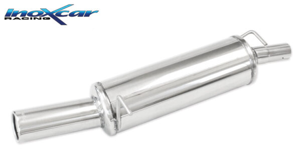 INOX CAR - POSTERIORE CON USCITA SINGOLA DIAM.80 FORD FIESTA MK5 1.6 16V S 100CV 2005
