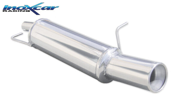 INOX CAR - POSTERIORE CON USCITA SINGOLA DIAM.102 FORD FIESTA MK5 1.6 16V S 100CV 2005