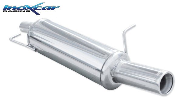 INOX CAR - POSTERIORE CON USCITA SINGOLA DIAM.80 FORD FIESTA MK5 1.6 16V S 100CV 2005
