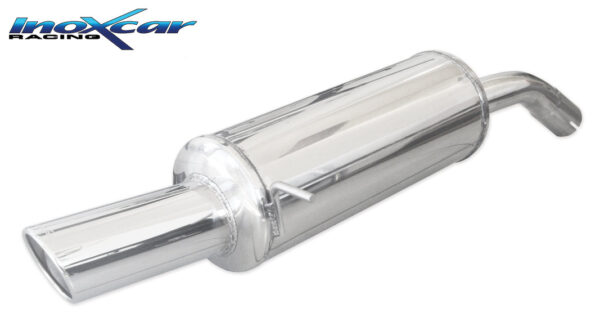 INOX CAR - POSTERIORE CON USCITA SINGOLA DIAM.90 X-RACE FORD FIESTA MK5 2.0 16V ST 150CV 2005
