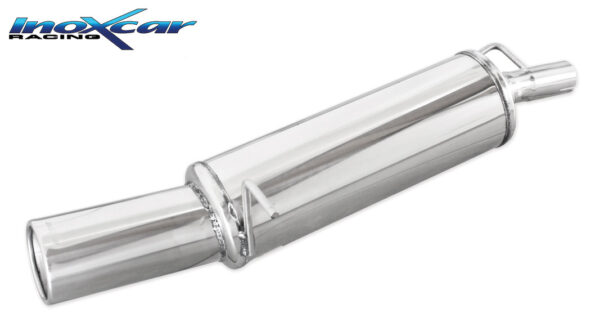 INOX CAR - POSTERIORE CON USCITA SINGOLA DIAM.102 FORD FIESTA MK5 1.6 TDCI S 90CV 2005