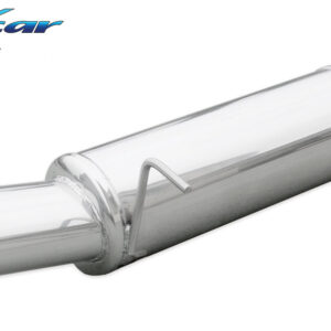 INOX CAR - POSTERIORE CON USCITA SINGOLA OVALE FORD FIESTA MK5 1.6 TDCI S 90CV 2005