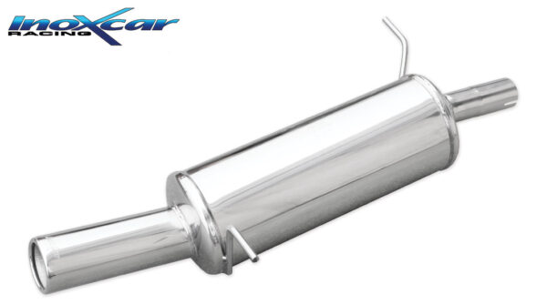 INOX CAR - POSTERIORE CON USCITA SINGOLA DIAM.80 FORD FIESTA MK6 1.4 16V 96CV 2008