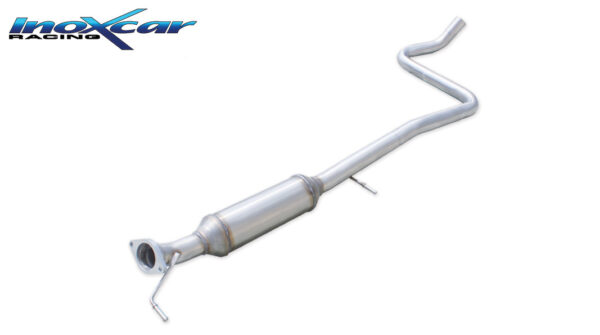 INOX CAR - TUBO CENTRALE CON SILENZIATORE FORD FIESTA MK7 1.6 ST 182CV 2013