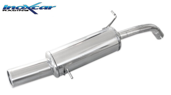 INOX CAR - POSTERIORE CON USCITA SINGOLA DIAM. 102 FORD FIESTA MK7 1.6 ST 182CV 2013