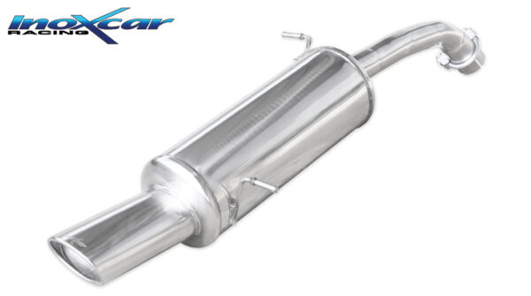 INOX CAR - POSTERIORE CON USCITA SINGOLA OVALE FORD FIESTA MK7 1.6 ST 182CV 2013