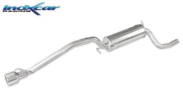 INOX CAR - POSTERIORE CON USCITA SINGOLA DIAM.102 FORD FOCUS MK1 2.0 16V 130CV 99-04