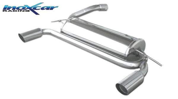 INOX CAR - POSTERIORE CON USCITA SINGOLA DIAM. 80 RACING DX+SX FORD FOCUS MK2 2.5T 20V ST (225CV) 2006