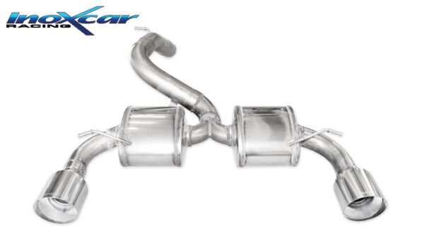 INOX CAR - TERMINALE CON USCITA DIAM. 114 RACING DX+SX FORD FOCUS MK3 2.3I RS TURBO (350CV) 2016