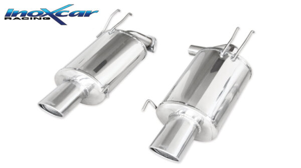 INOX CAR - POSTERIORE CON USCITA SINGOLA OVALE HONDA ACCORD 2.4 EXECUTIVE 190CV 2003