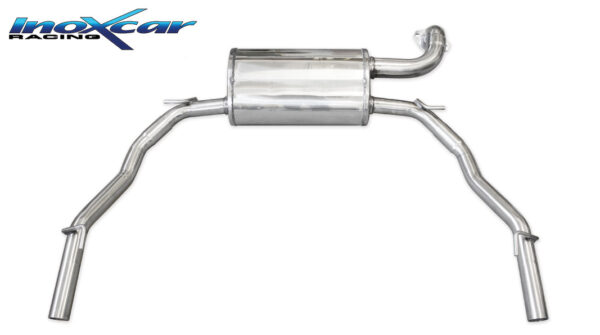 INOX CAR - POSTERIORE CON USCITA SINGOLA DIAM. 50 DX+SX HONDA CIVIC TYPE-R FN 2.0 201CV 2006-2012