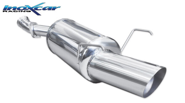 INOX CAR - POSTERIORE CON USCITA SINGOLA DIAM. 90 RALLY HONDA CRZ 1.5 I-VTEC 114CV 2011