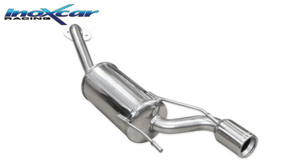 INOX CAR - POSTERIORE CON USCITA SINGOLA DIAM. 80 HONDA JAZZ TYPE GG3 1.4 SPORT 99CV 2011