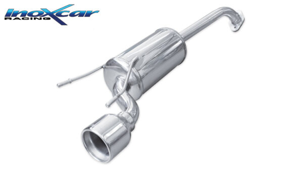 INOX CAR - POSTERIORE CON USCITA SINGOLA DIAM. 102 HONDA JAZZ TYPE GG3 1.4 SPORT 99CV 2011