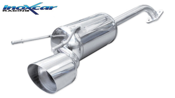 INOX CAR - POSTERIORE CON USCITA SINGOLA DIAM. 102 RACING HONDA JAZZ TYPE GG3 1.4 SPORT 99CV 2011