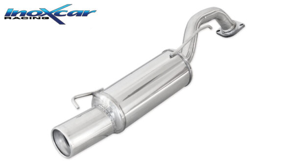 INOX CAR - POSTERIORE CON USCITA DIAM. 102 HYUNDAI COUPE TIBURON 1.6 16V 105CV / 2.0 16V 138CV 2004