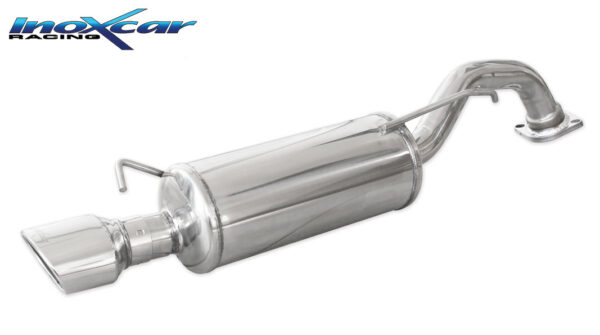 INOX CAR - POSTERIORE CON USCITA OVALE HYUNDAI COUPE TIBURON 1.8 16V 2004