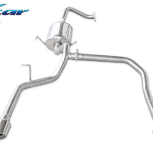 INOX CAR - POSTERIORE CON USCITA SINGOLA OVALE DX+SX KIA SORENTO 2.5 CRDI 140CV 2002