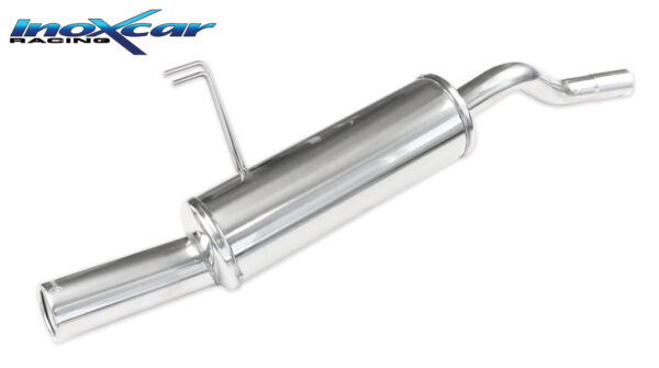 INOX CAR - POSTERIORE CON USCITA SINGOLA DIAM.80 LANCIA YPSILON 1.3 MJET 75CV 09/2006