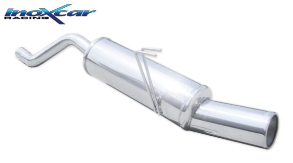 INOX CAR - POSTERIORE CON USCITA SINGOLA DIAM.102 LANCIA YPSILON 1.3 MJET 90CV 09/2006