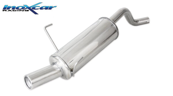INOX CAR - POSTERIORE CON USCITA SINGOLA DIAM.80 LANCIA YPSILON 1.4 16V 95CV 2006
