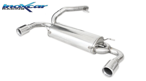 INOX CAR - POSTERIORE CON USCITA DIAM. 102 DX+SX  MAZDA 3 2.3DI MPS 260CV 2010