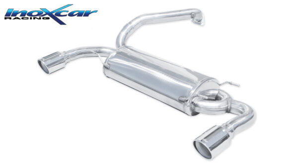 INOX CAR - POSTERIORE CON USCITA DIAM. 100 X-RACE DX+SX  MAZDA 3 2.3DI MPS 260CV 2010