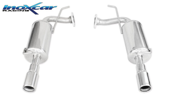 INOX CAR - POSTERIORE CON USCITA DIAM. 80 DX+SX MAZDA 6 2.3 16V TURBO (260CV) 2005