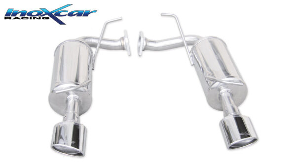 INOX CAR - POSTERIORE CON USCITA OVALE DX+SX MAZDA 6 2.3 16V TURBO (260CV) 2005