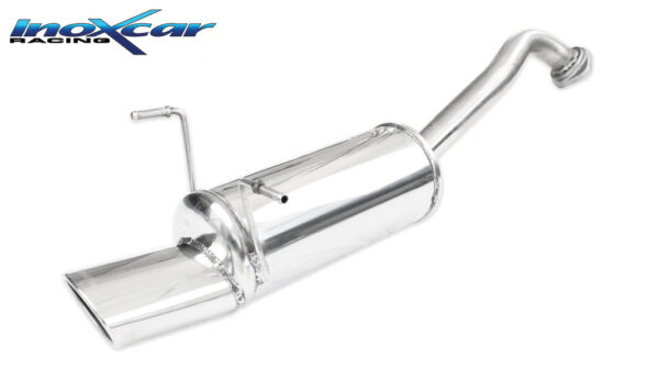 INOX CAR - POSTERIORE CON USCITA OVALE HONDA JAZZ 1.5 131CV 2017