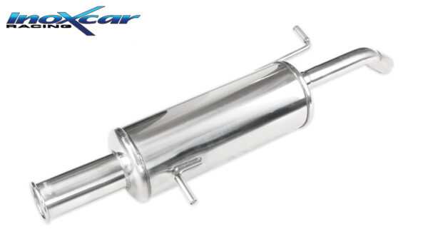 INOX CAR - POSTERIORE CON USCITA SINGOLA DIAM.76 CITROEN C2 1.6 16V VTR 110CV 2003