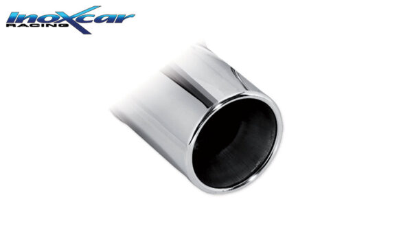 INOX CAR - POSTERIORE SENZA SILENZIATORE CON USCITA DIAM.80 CITROEN DS3 1.2 82CV 2017