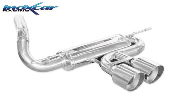 INOX CAR - POSTERIORE CON USCITA 2 X DIAM. 114 RACING FORD FOCUS MK3 2.0 TDCI ST3 185CV 2014