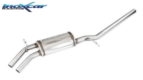 INOX CAR - TUBO CENTRALE SILENZIATO AUDI A4 B6 1.8 TURBO 20V 2WD 2001